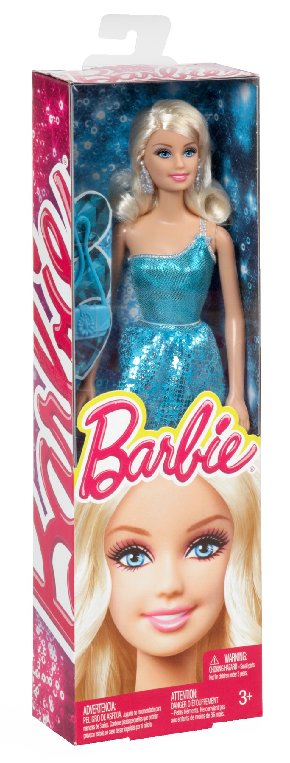 Foto 4 pulgar | Muñeca Barbie Glitz Con Vestido Azul - Venta Internacional.