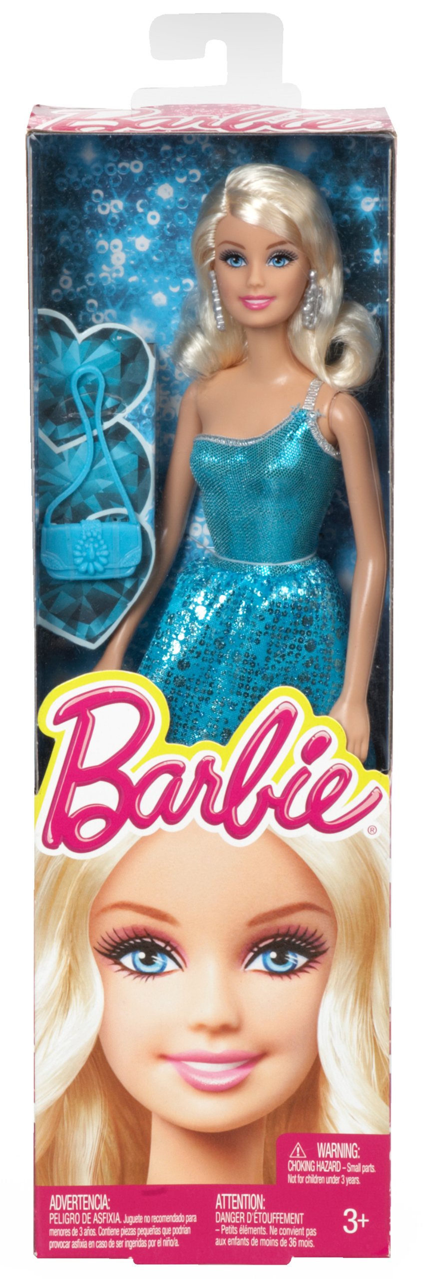 Foto 6 pulgar | Muñeca Barbie Glitz Con Vestido Azul - Venta Internacional.