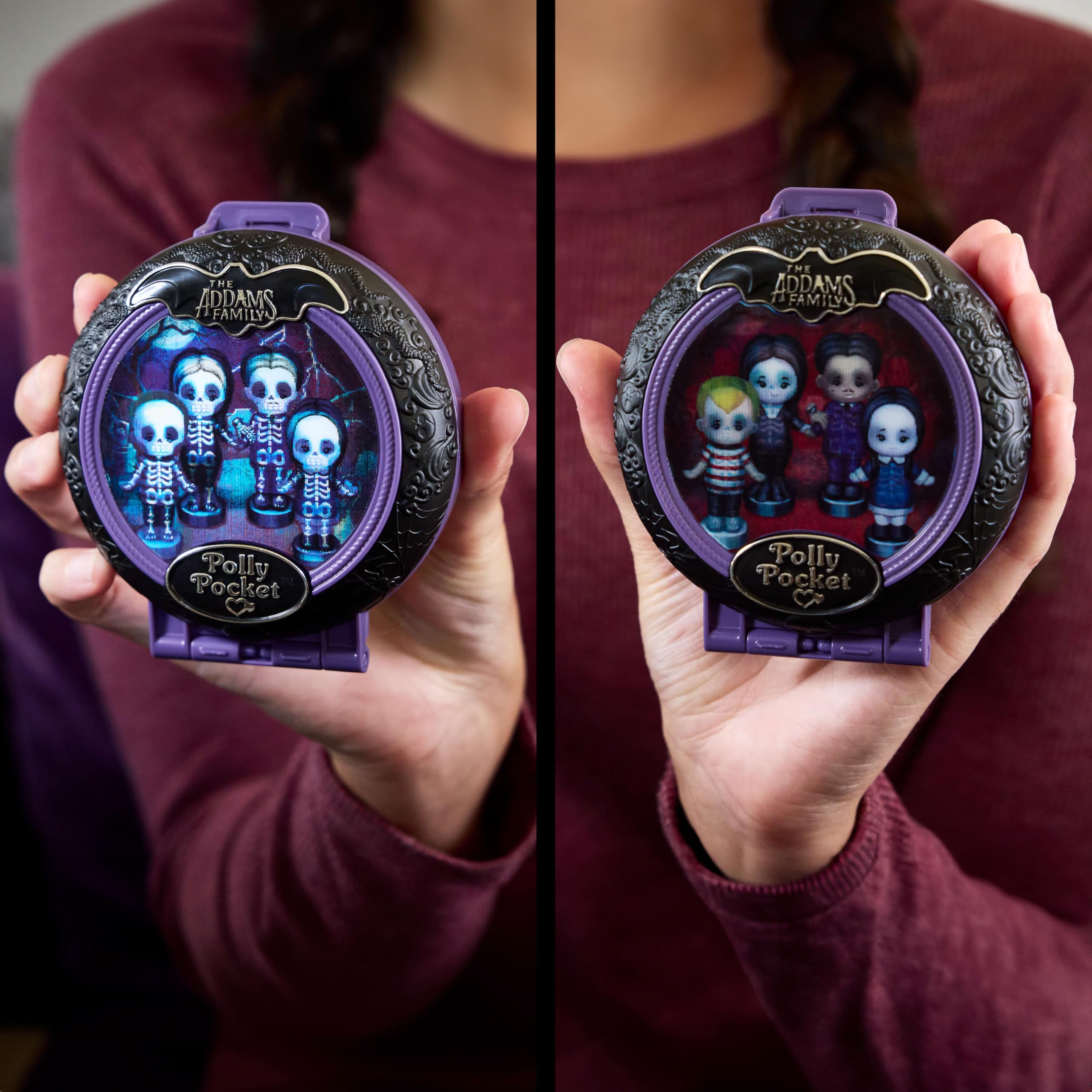 Foto 3 pulgar | Playset Polly Pocket Collector The Addams Family Con Muñecas - Venta Internacional.