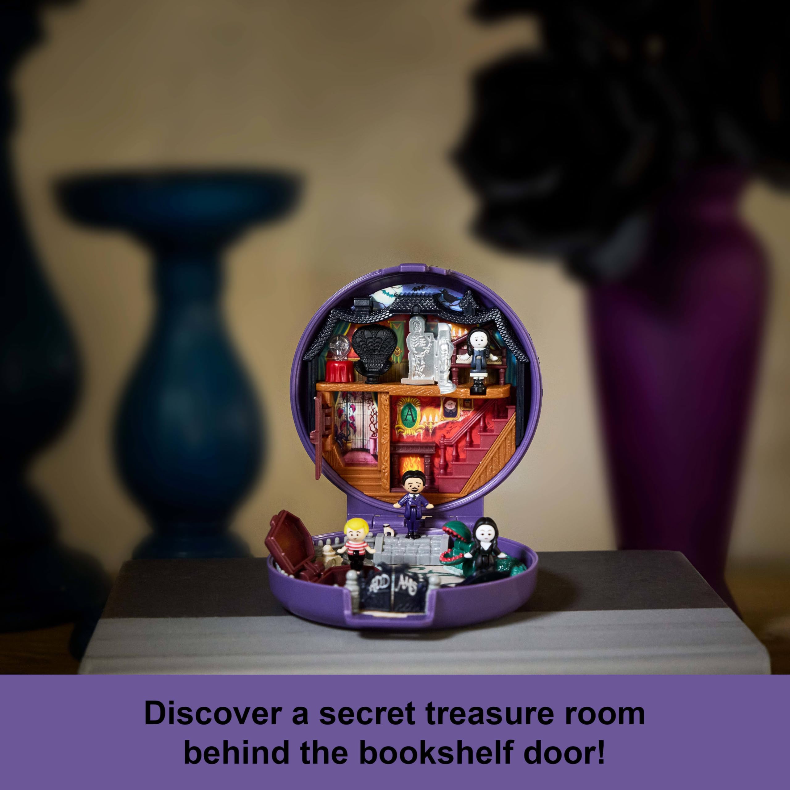 Foto 5 pulgar | Playset Polly Pocket Collector The Addams Family Con Muñecas - Venta Internacional.