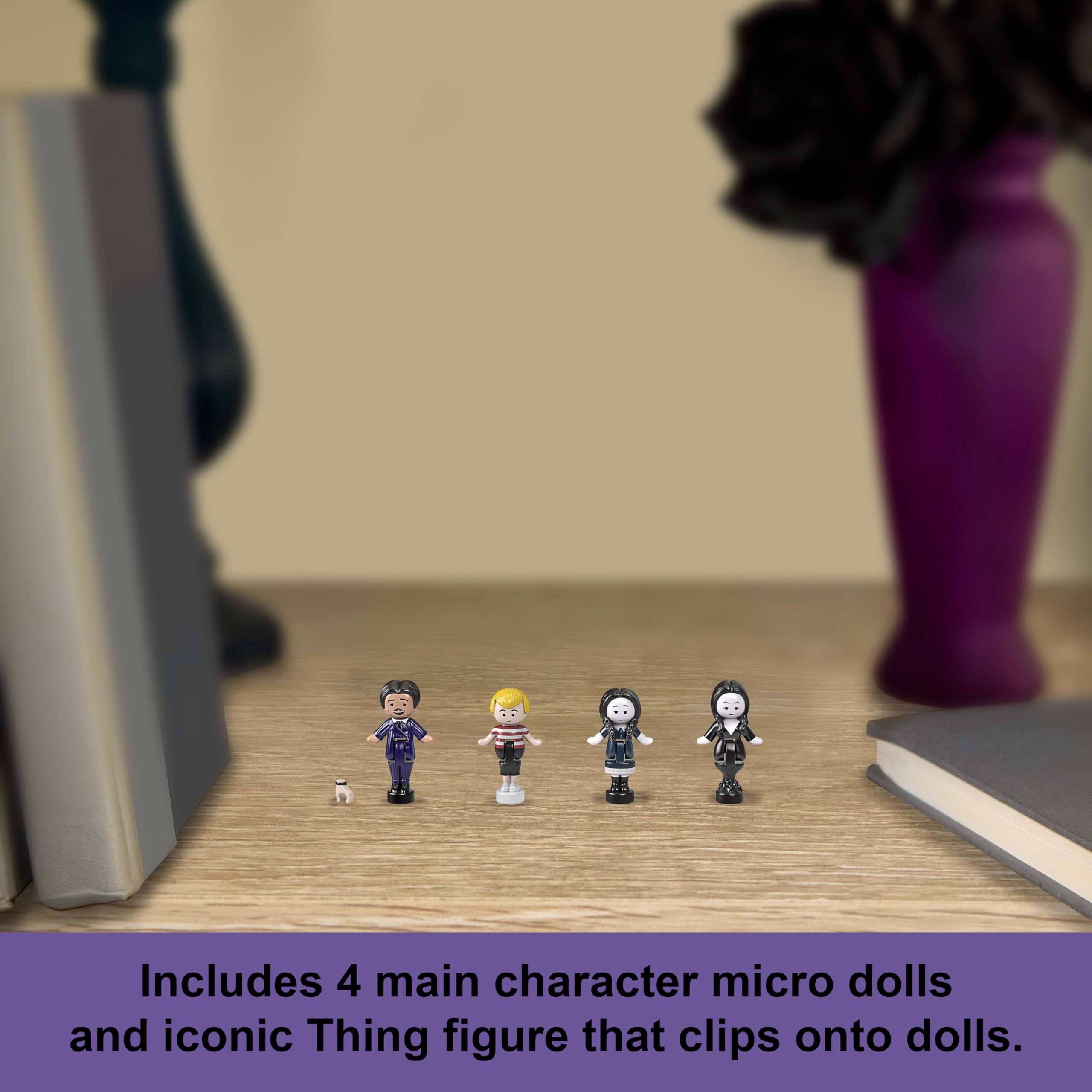 Foto 6 pulgar | Playset Polly Pocket Collector The Addams Family Con Muñecas - Venta Internacional.