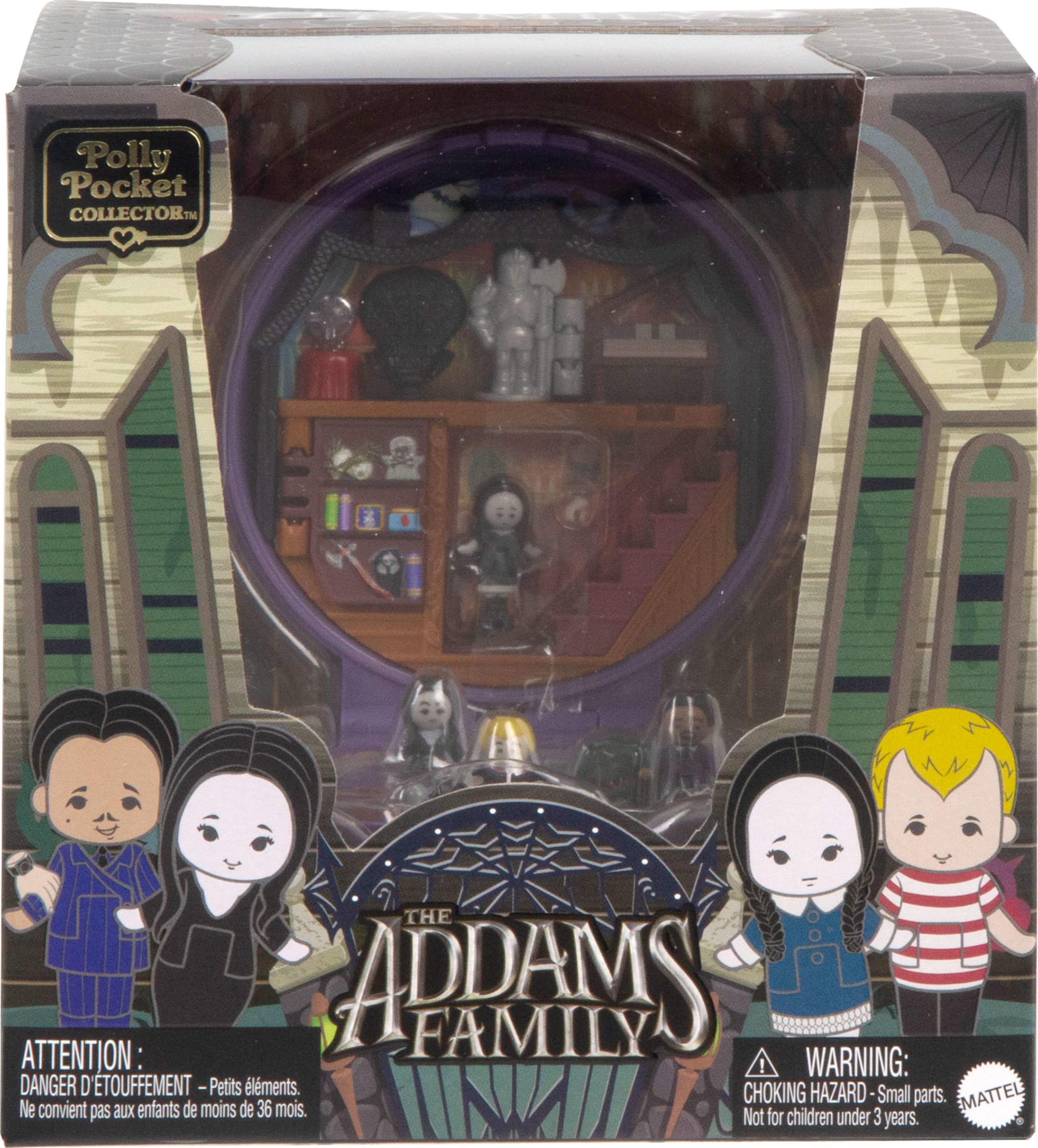 Foto 7 pulgar | Playset Polly Pocket Collector The Addams Family Con Muñecas - Venta Internacional.