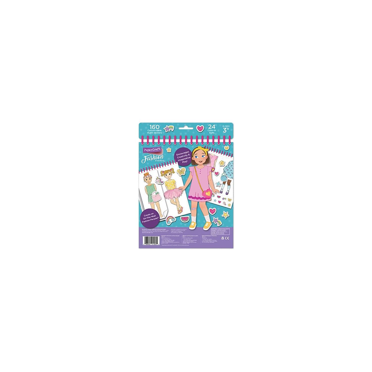 Foto 3 pulgar | Fashion Dolls Educational Insights Papercraft Fashion Parade - Venta Internacional.
