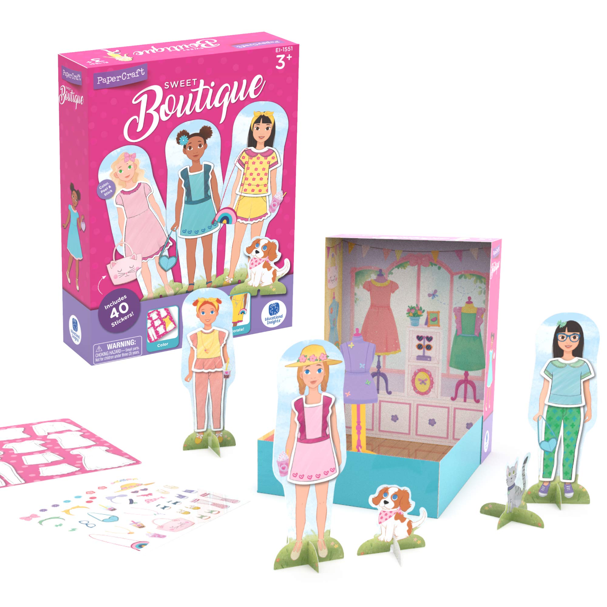 Tienda De Moda Y Juguetes Educational Insights Papercraft Sweet Boutique - Venta Internacional.