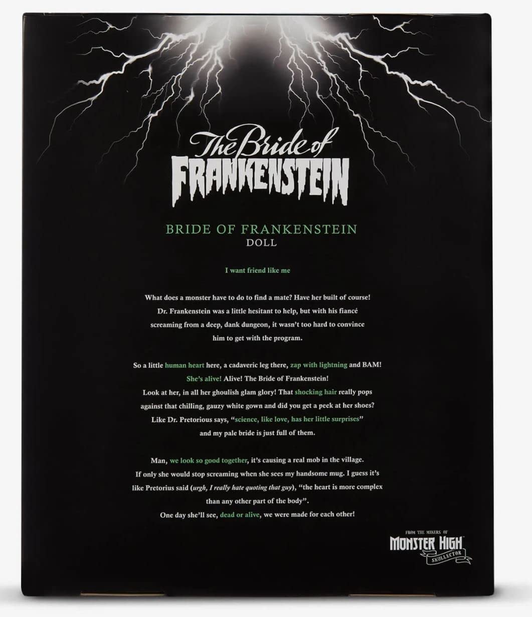 Foto 3 | Set de Muñecas Monster High Frankenstein & Bride 27cm Hdw25 - Venta Internacional