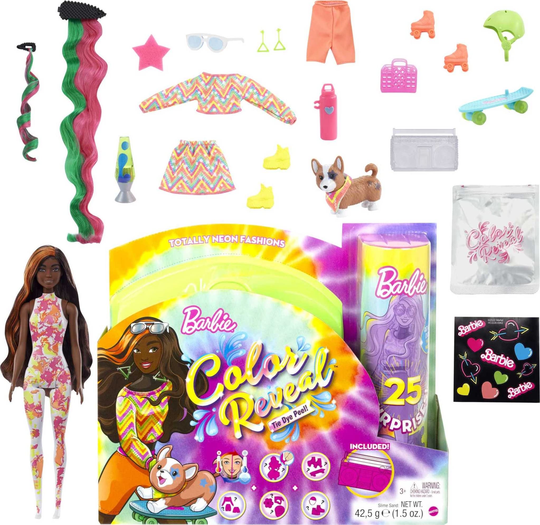 Muñeca Barbie Color Reveal Totally Neon Fashions- Venta Internacional