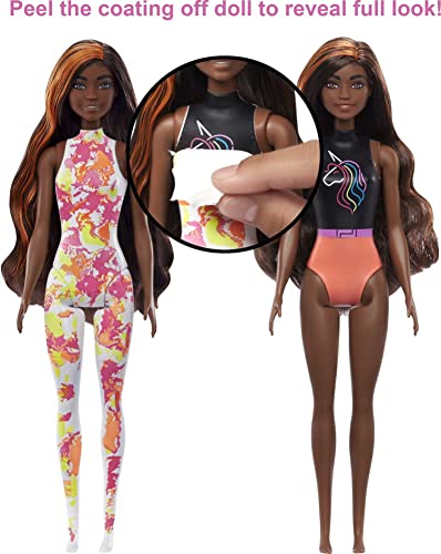 Foto 5 pulgar | Muñeca Barbie Color Reveal Totally Neon Fashions- Venta Internacional