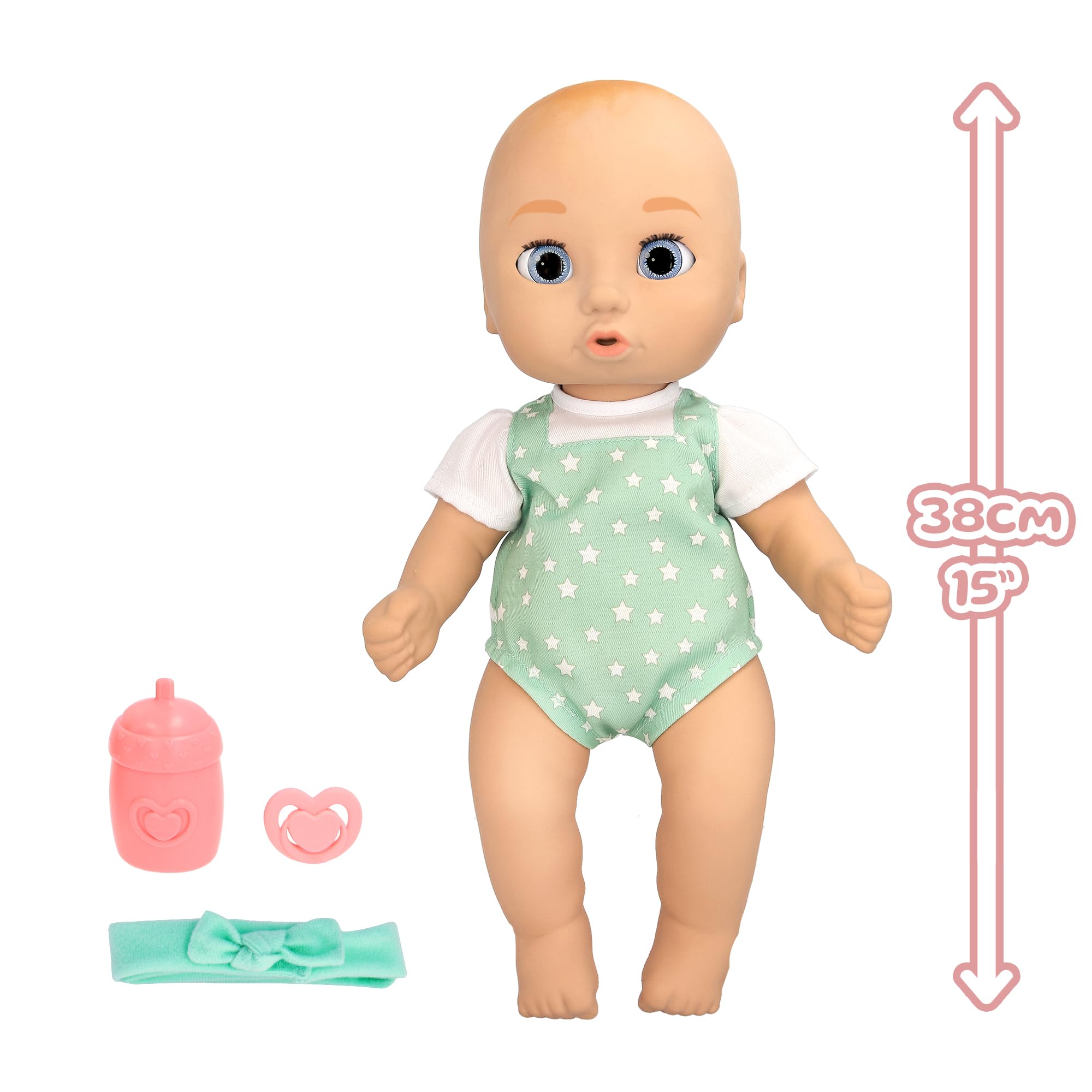 Foto 4 | Muñeca Imc Toys Be Loved Babies Sam 15 Con Accesorios De 18 M - Venta Internacional.