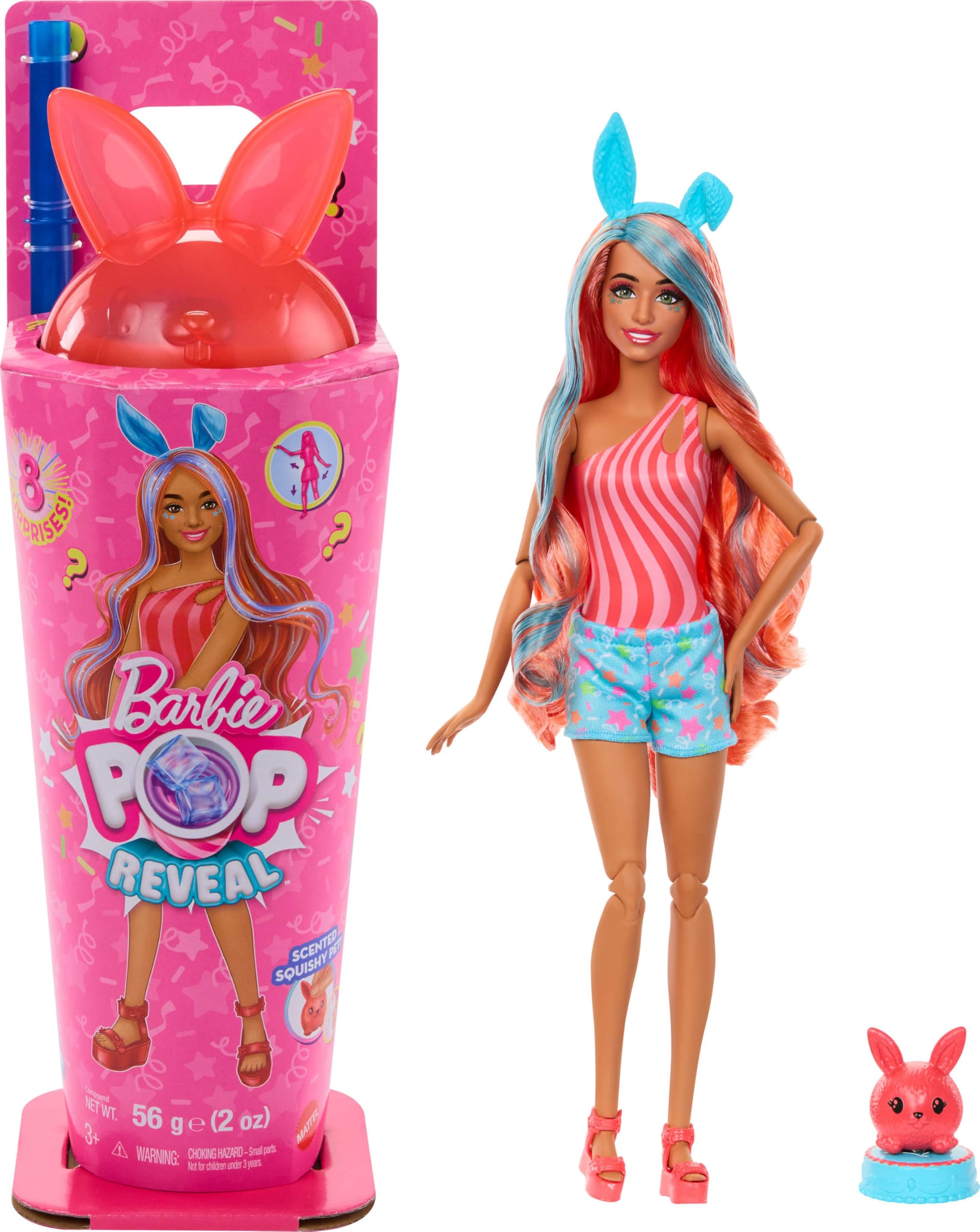 Foto 2 pulgar | Muñeca Barbie Pop Reveal Shakes Series De Juguete Con 8 Sorpresas - Venta Internacional.