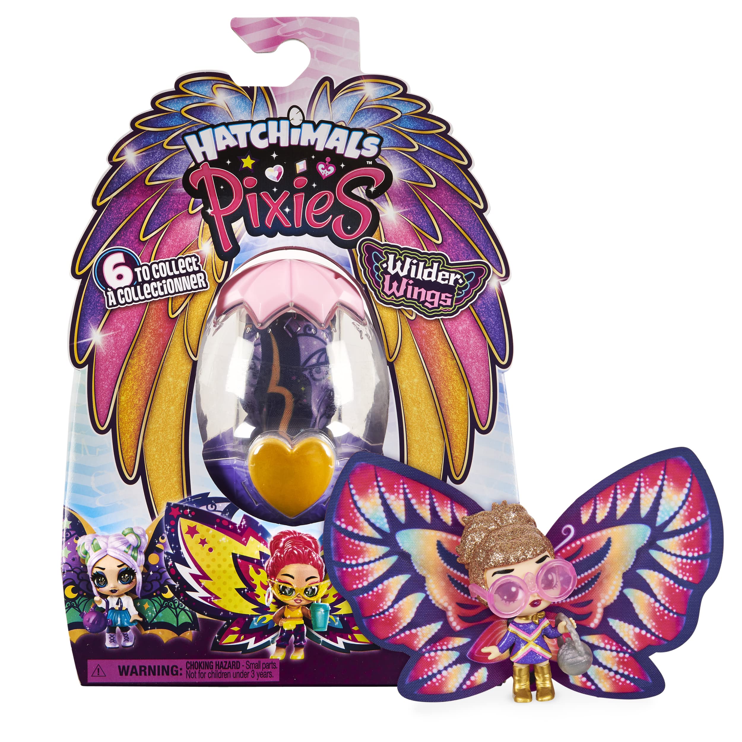 Foto 2 pulgar | Toy Hatchimals Pixies Wilder Wings Pixie Con Alas De Tela - Venta Internacional.