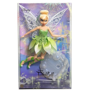 Foto 4 | Muñeca De Coleccionista Mattel Disney Tinker Bell Con Alas Peter Pan - Venta Internacional.