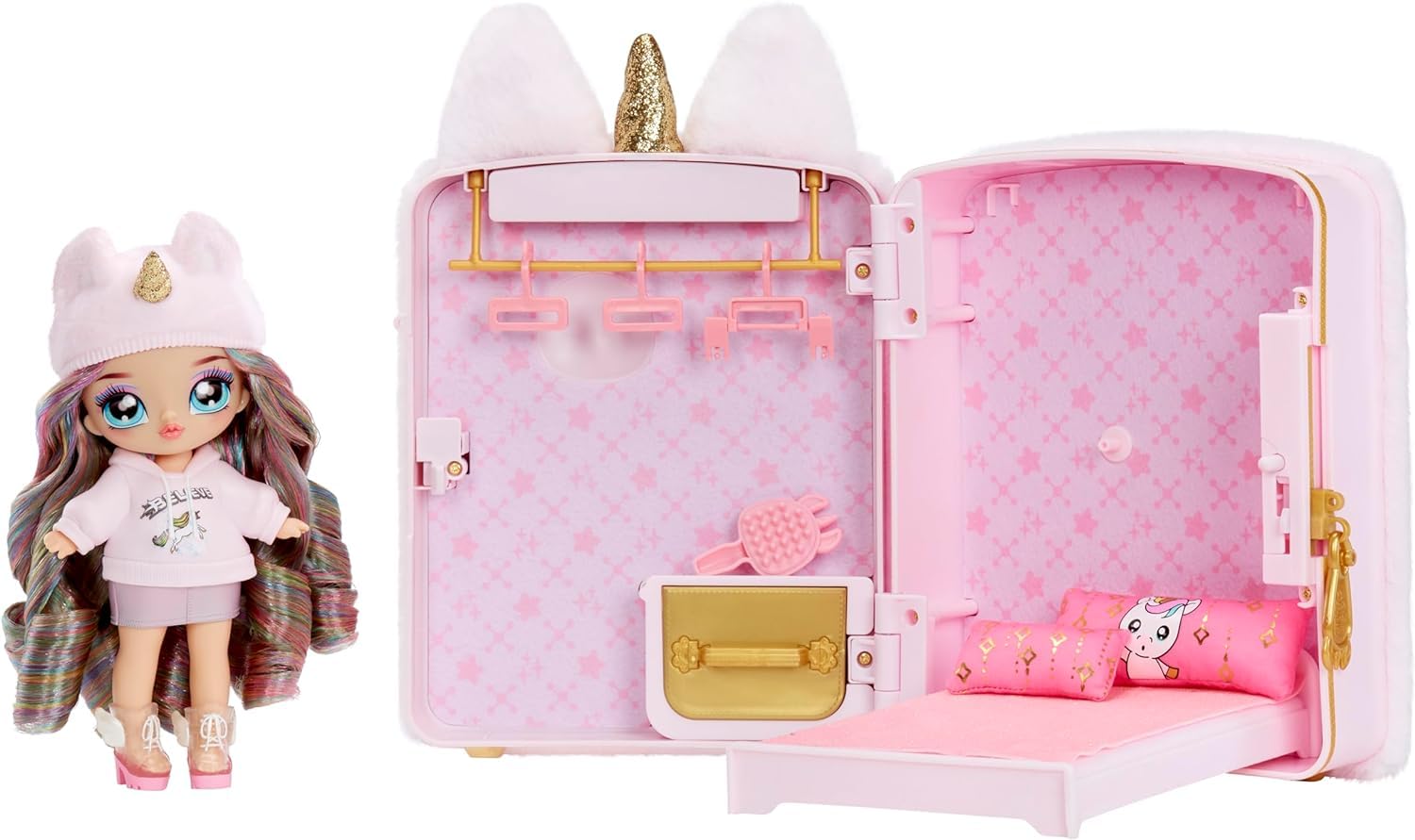 Foto 3 pulgar | Mochila Playset Bedroom Unicorn Na! ¡no! ¡no! Sorpresa - Venta Internacional.