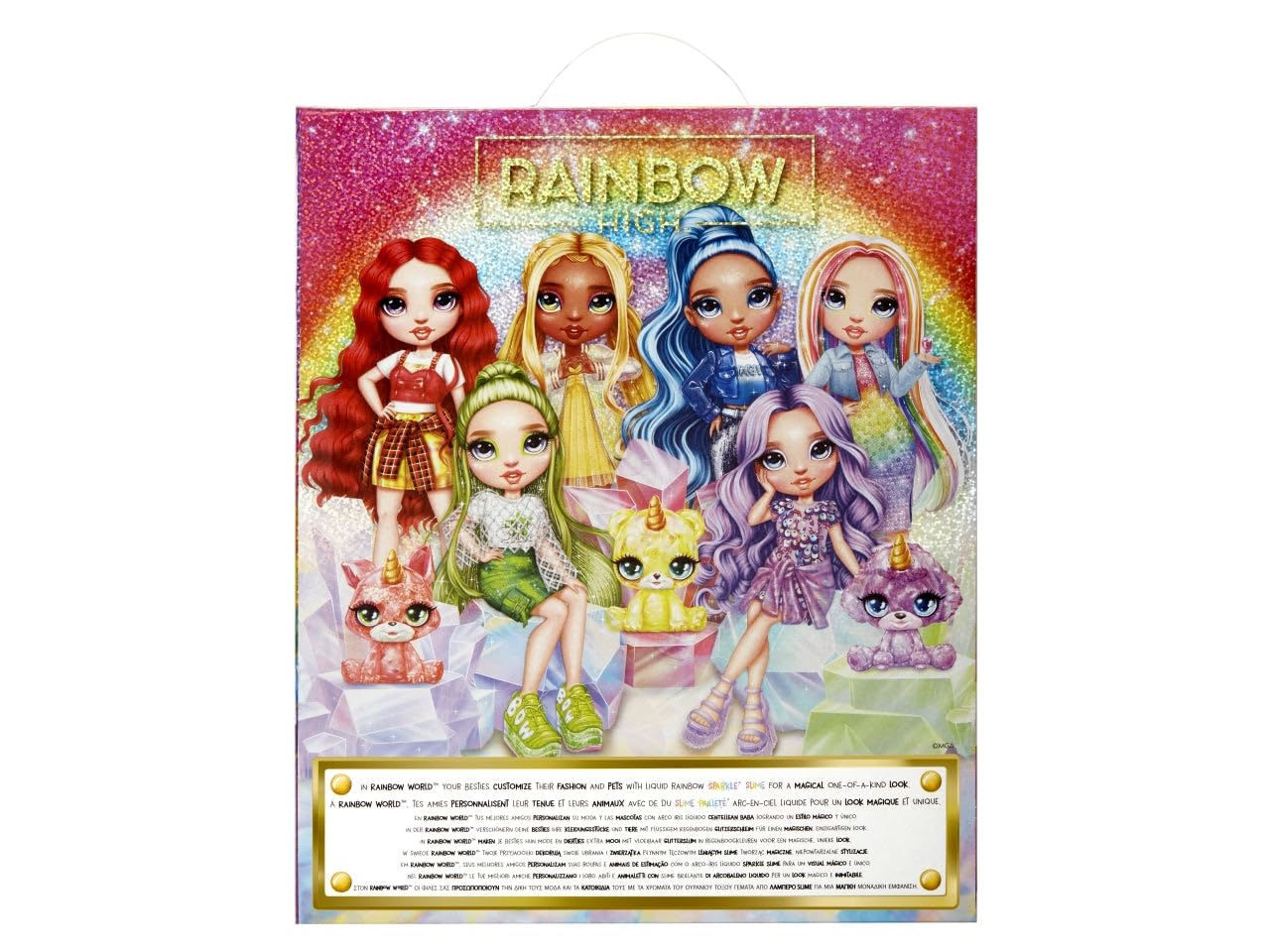Foto 6 | Muñeca Moderna Rainbow High Sunny Con Limo Y Mascota De 28 Cm Con Acc - Venta Internacional.