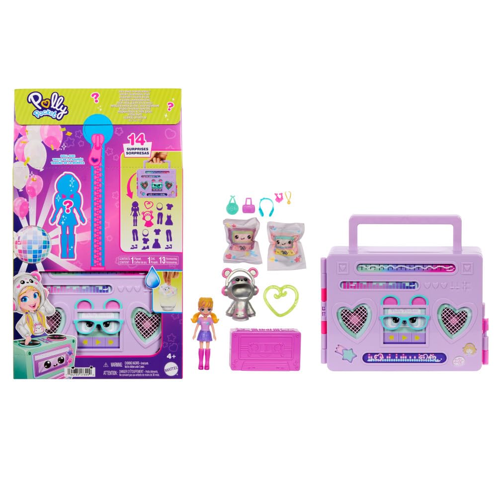 Foto 2 pulgar | Muñeca Moderna Polly Pocket Disco Dance Con 16 Accesorios - Venta Internacional.