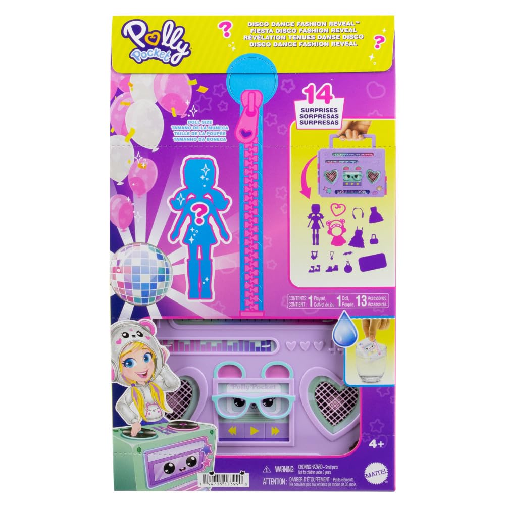 Foto 7 pulgar | Muñeca Moderna Polly Pocket Disco Dance Con 16 Accesorios - Venta Internacional.