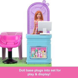 Foto 5 | Peluquería Playset Barbie Mini Barbieland Con Muñeca De 1.5 Pulgadas - Venta Internacional.