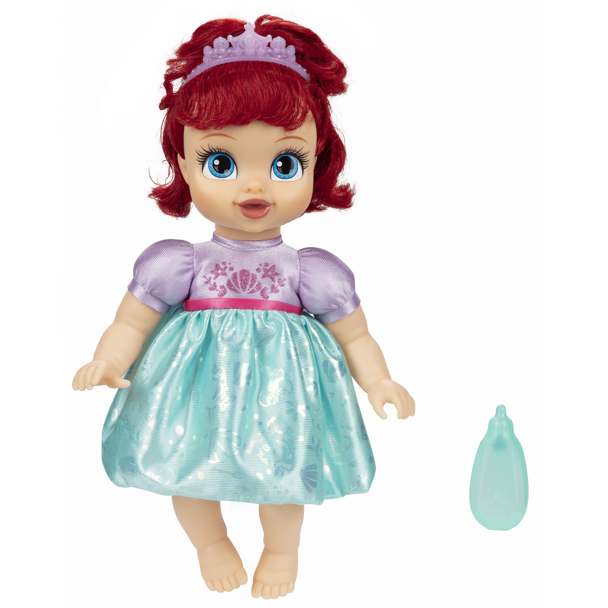 Muñeca Ariel De La Princesa Disney Con Biberón Y Tiara De Más De 2 Años - Venta Internacional.