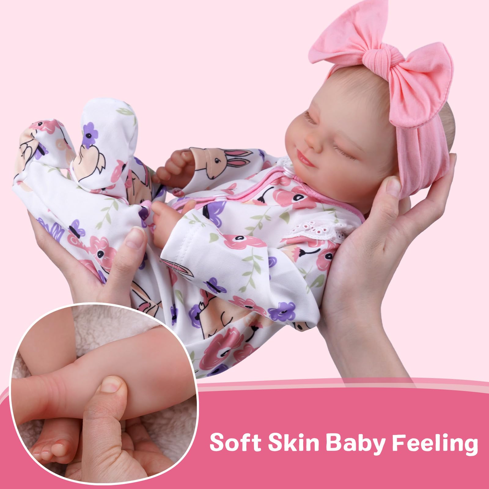 Foto 6 pulgar | Muñeca Reborn Babeside Skylar, 43 Cm, Realista, Niña De Más De 3 Años - Venta Internacional.