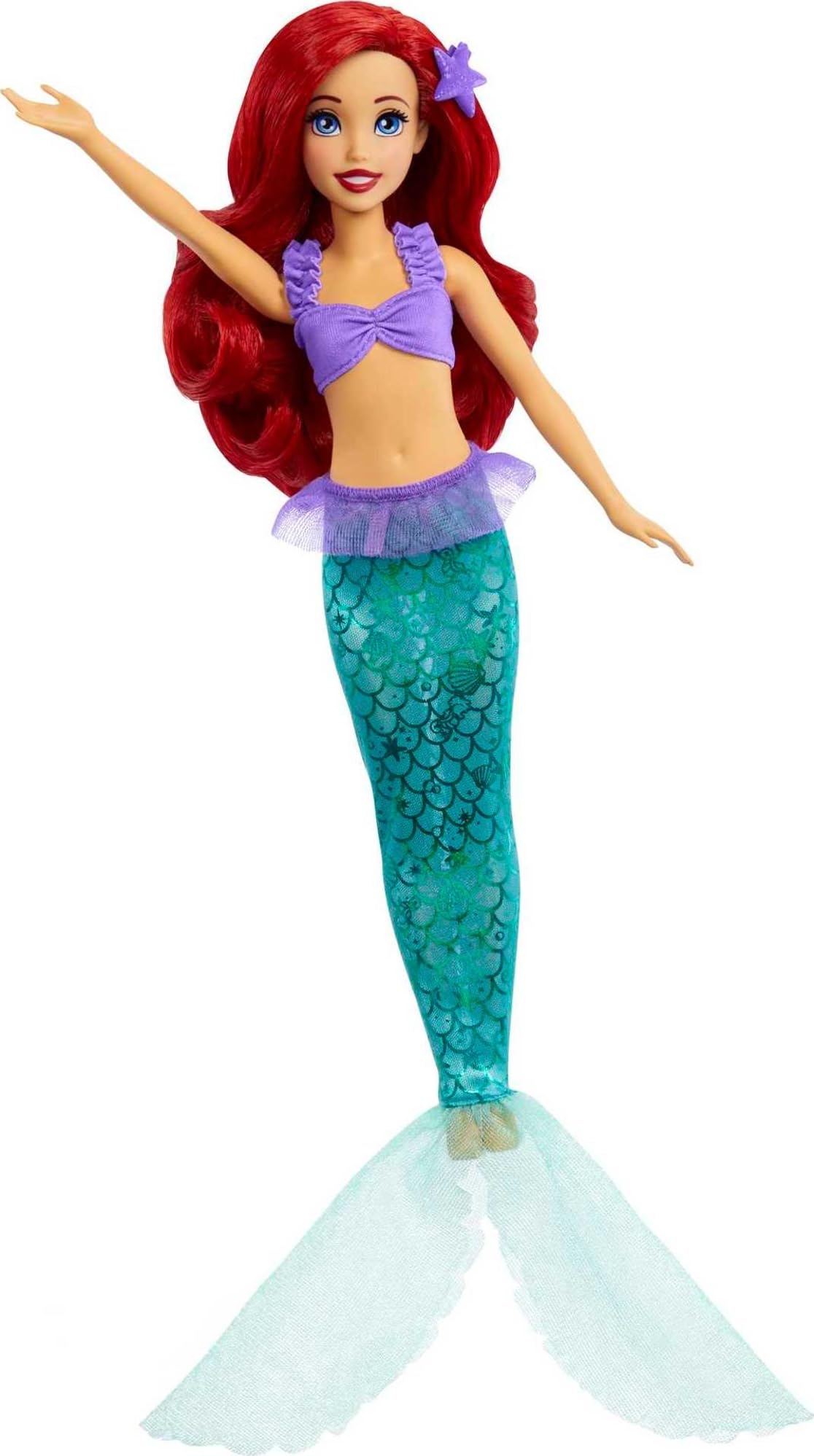 Foto 4 pulgar | Muñeca Mattel Disney Princess Ariel 2 En 1, De Sirena A Princesa - Venta Internacional.
