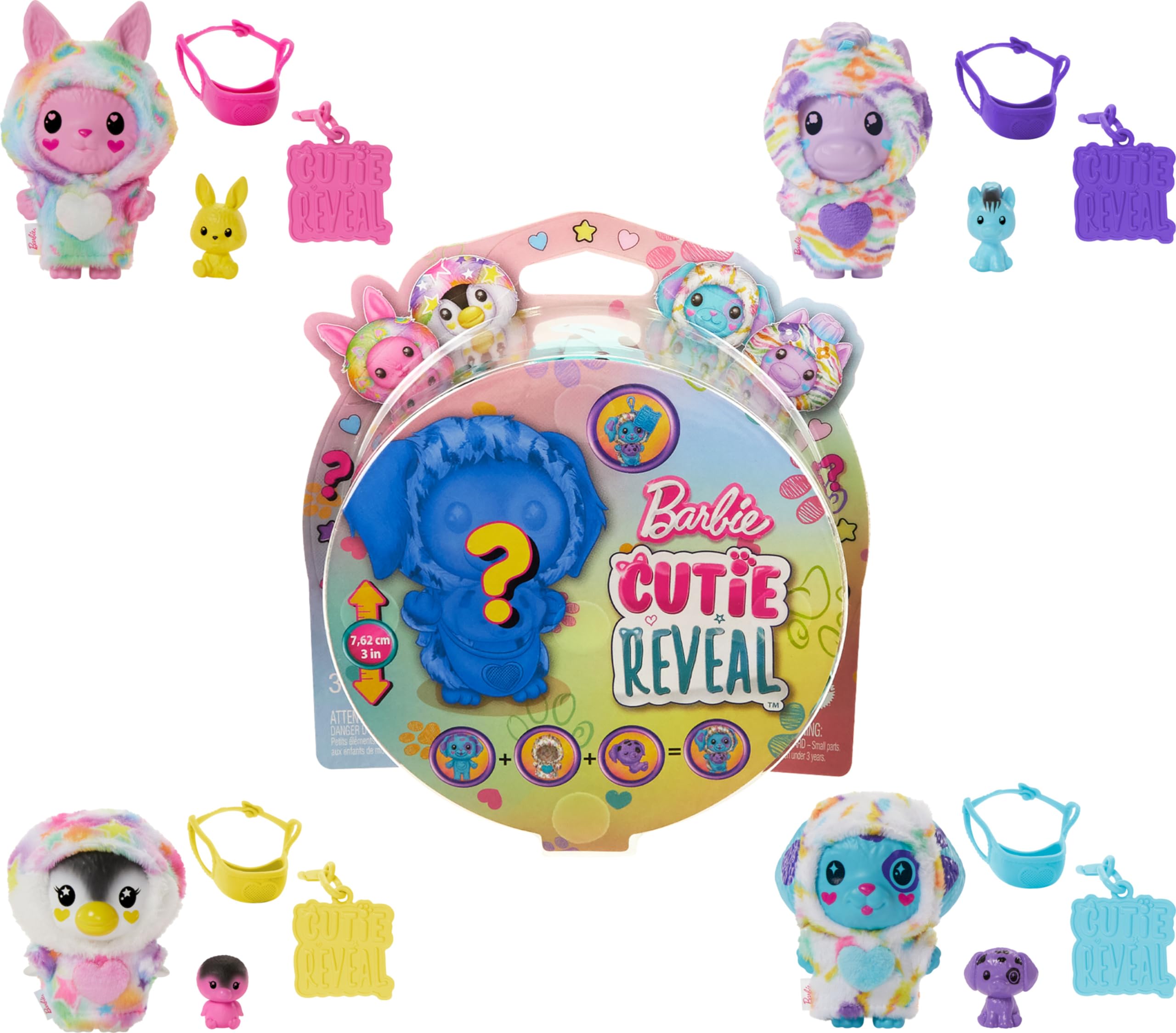 Foto 2 pulgar | Juguete Barbie Cutie Reveal Animal Color Dream Con 5 Sorpresas - Venta Internacional.