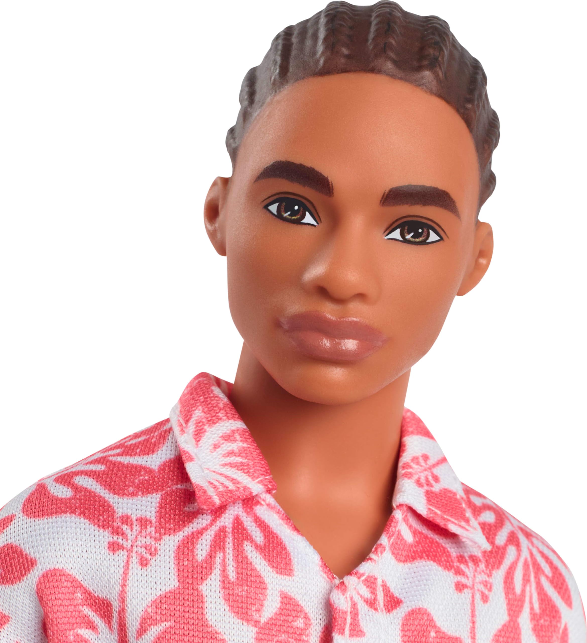 Foto 3 | Muñeco Barbie Fashionistas Ken #235 con Mono Coral - Venta Internacional