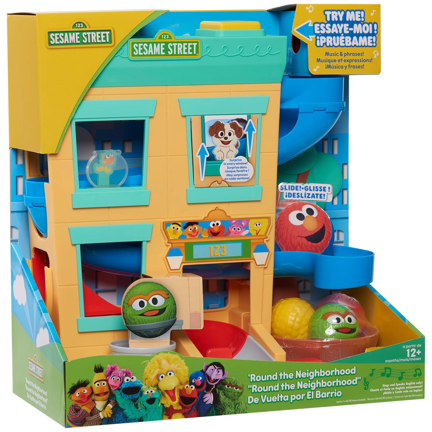 Set De Juego Just Play Sesame Street 'round The Neighborhood +12 Millones - Venta Internacional.