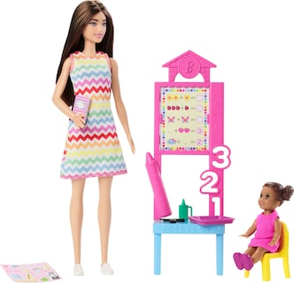 Foto 1 | Muñeca Barbie Teacher y Accesorios - Venta Internacional