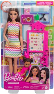 Foto 6 | Muñeca Barbie Teacher y Accesorios - Venta Internacional