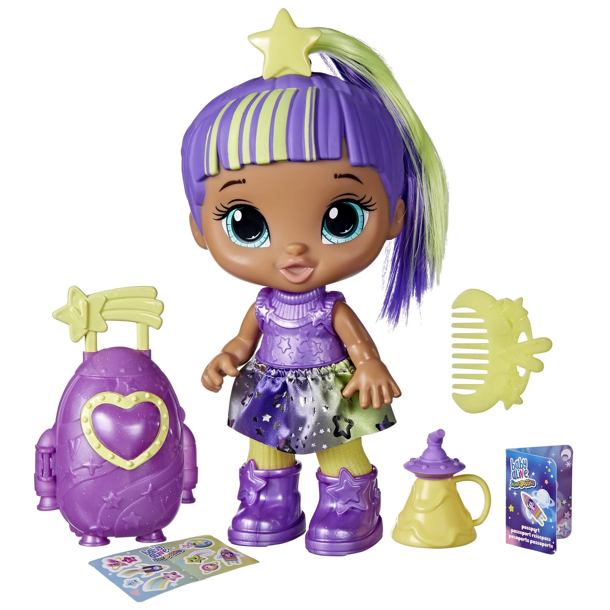Foto 2 pulgar | Muñeca Baby Alive Star Besties Lovely Luna De 20 Cm Con Acceso. - Venta Internacional.
