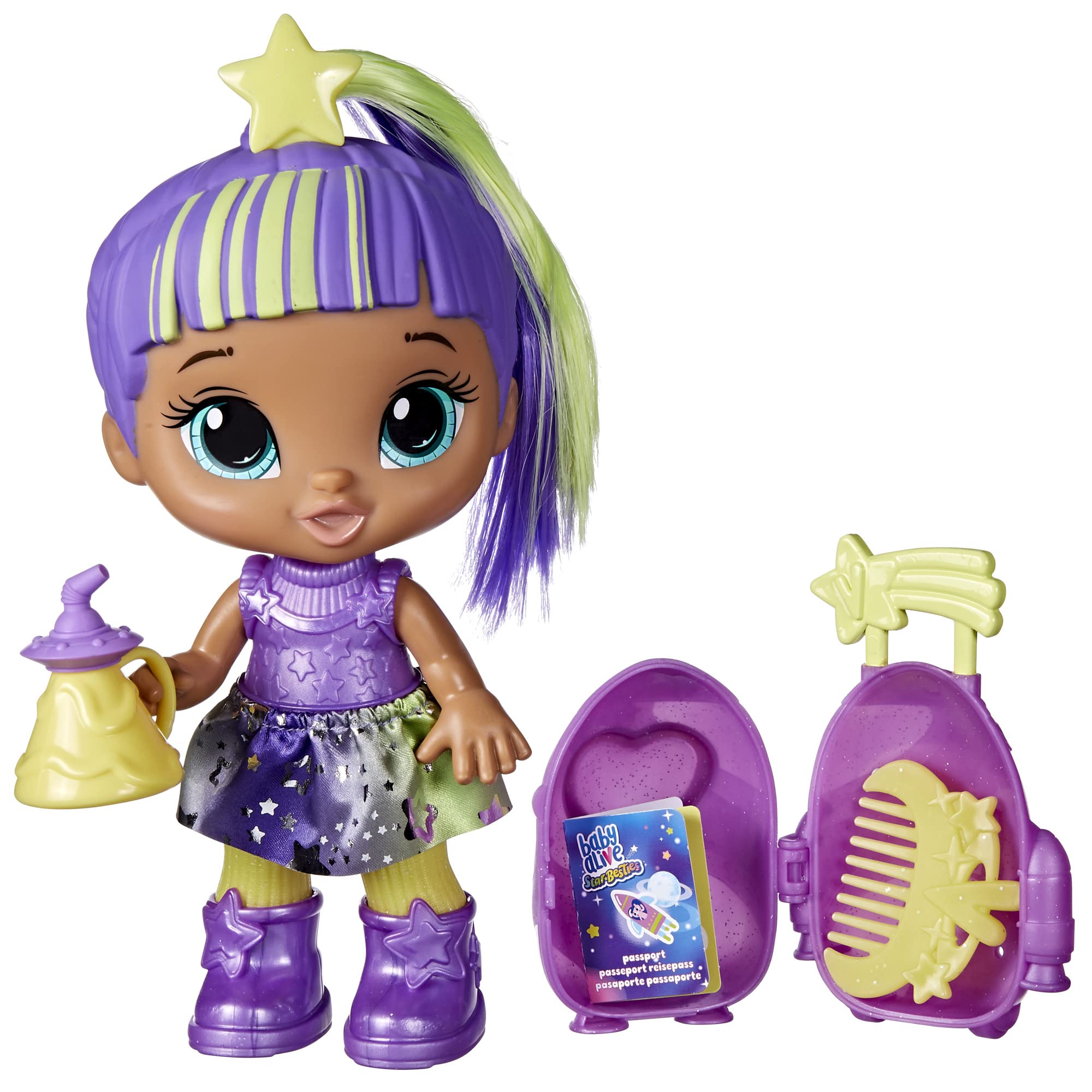 Foto 2 | Muñeca Baby Alive Star Besties Lovely Luna De 20 Cm Con Acceso. - Venta Internacional.