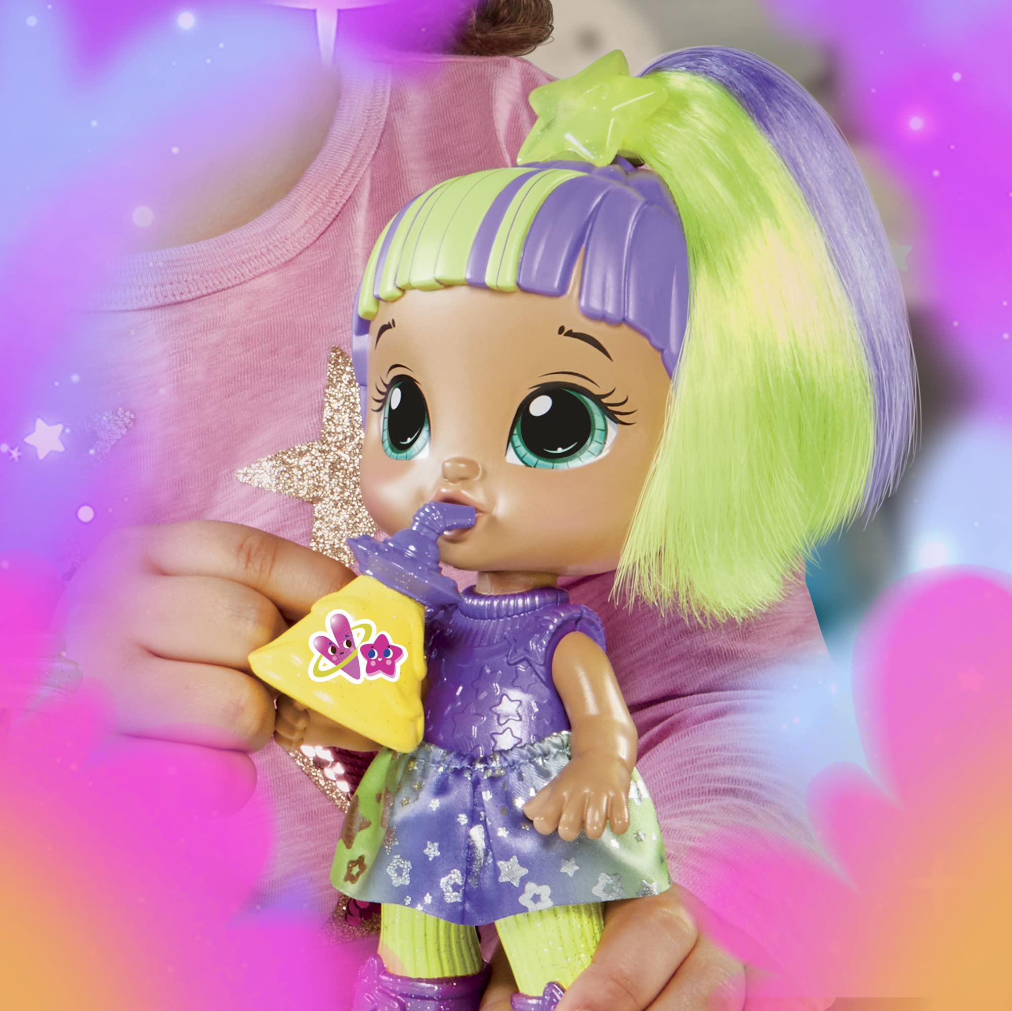 Foto 5 pulgar | Muñeca Baby Alive Star Besties Lovely Luna De 20 Cm Con Acceso. - Venta Internacional.