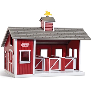 Foto 3 | Set De Establos Breyer 59197 Rojo Con 2 Caballos Y Accesorios - Venta Internacional.