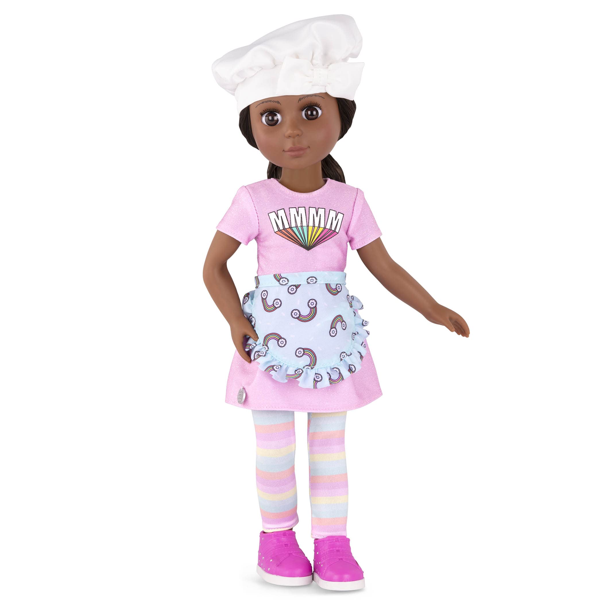 Foto 2 pulgar | Muñeca Posable Con Purpurina Para Niñas Ryanne De 14 Pulgadas Con Atuendo De Arcoíris - Venta Internacional.