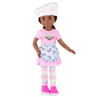 Foto 1 | Muñeca Posable Con Purpurina Para Niñas Ryanne De 14 Pulgadas Con Atuendo De Arcoíris - Venta Internacional.