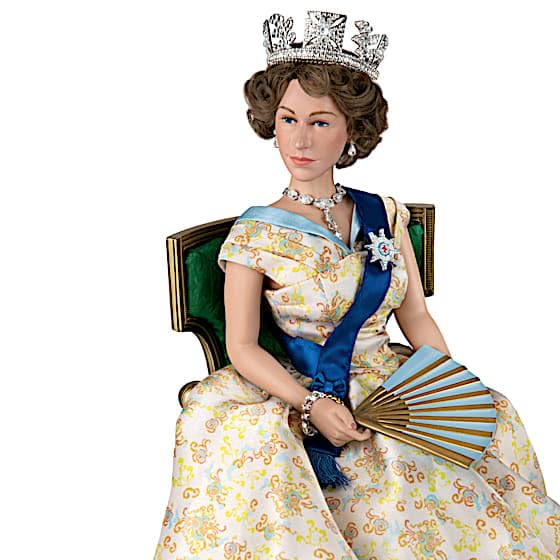 Foto 4 | Retrato Conmemorativo De Muñeca Su Majestad La Reina 38 Cm - Venta Internacional.