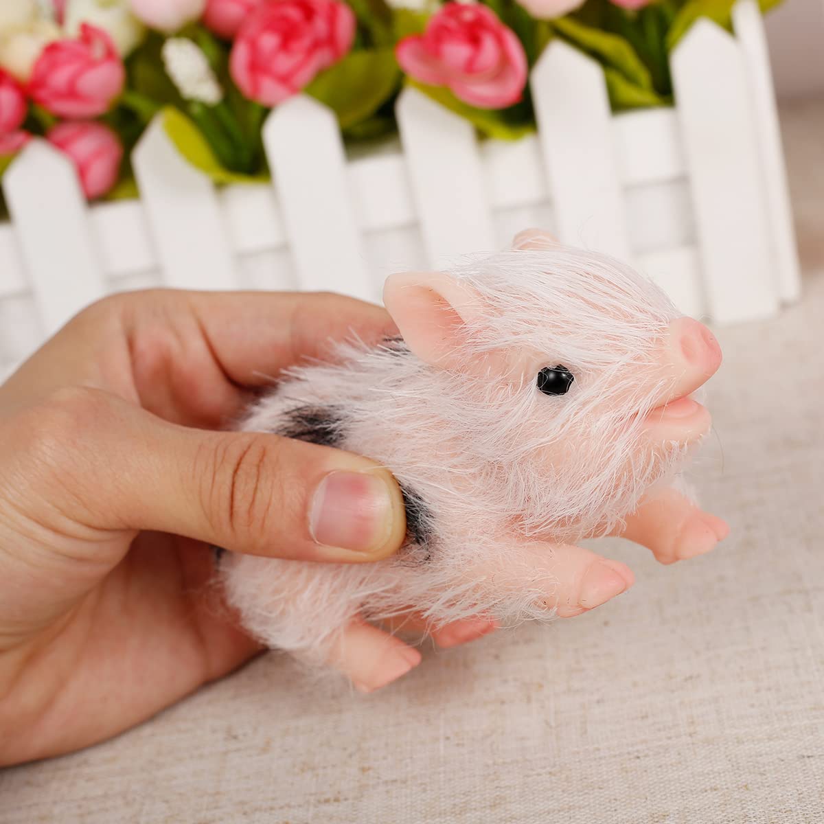 Foto 3 pulgar | Muñeca De Silicona Con Forma De Cerdo, Pequeña, Suave Y Realista, Con Accesorios - Venta Internacional.