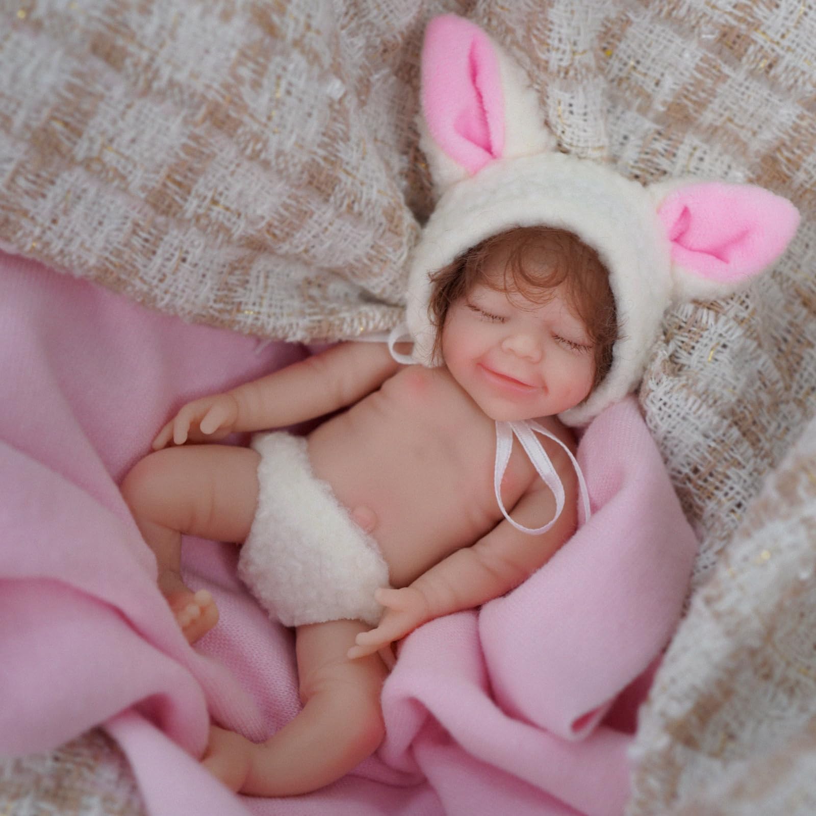 Foto 4 pulgar | Muñeca Reborn Myrebaby Vicky De Silicona De Cuerpo Completo Para Niña De 15 Cm - Venta Internacional.