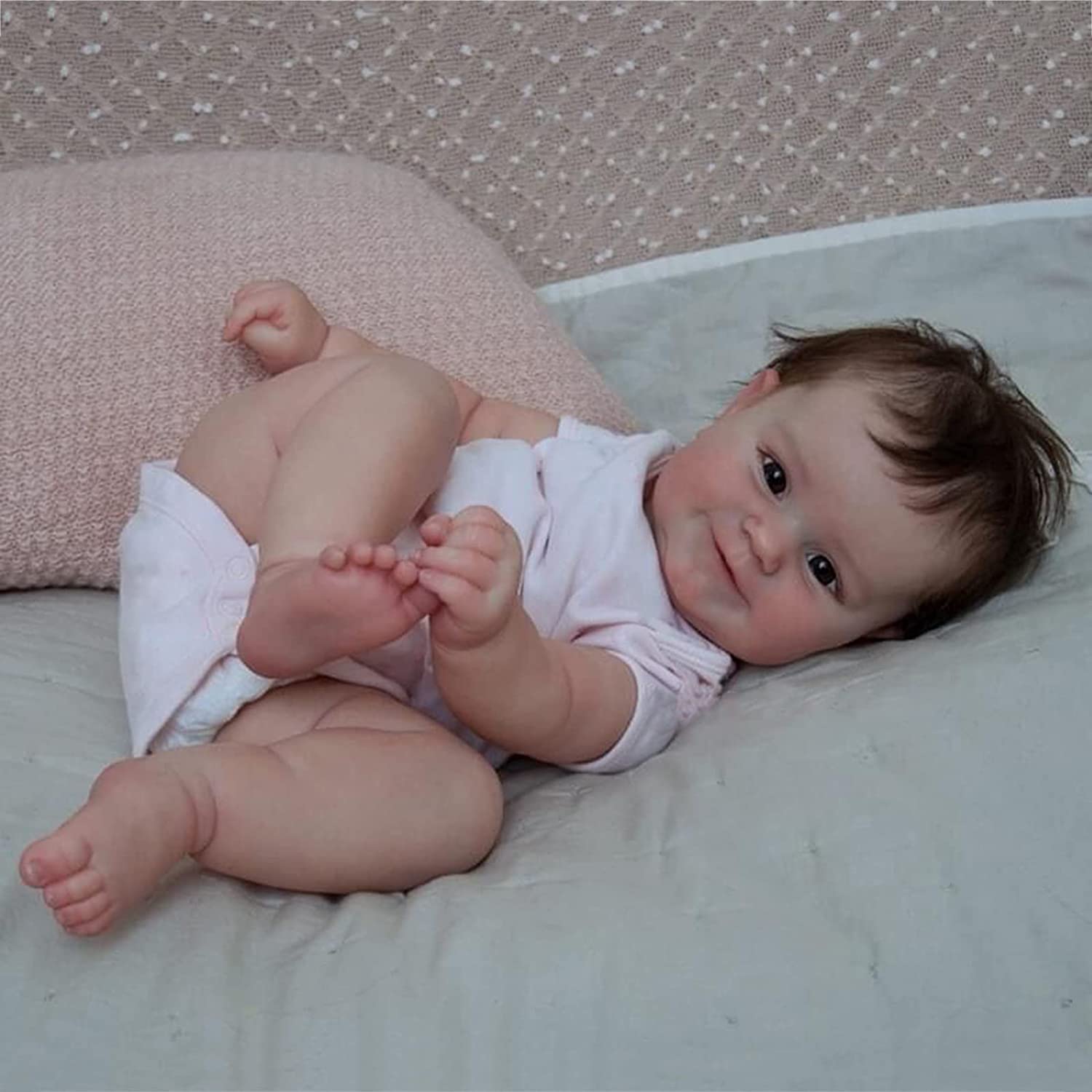 Foto 2 pulgar | Muñeca Reborn Meeler Realista Para Niña Recién Nacida De 50 Cm Con Acceso - Venta Internacional.