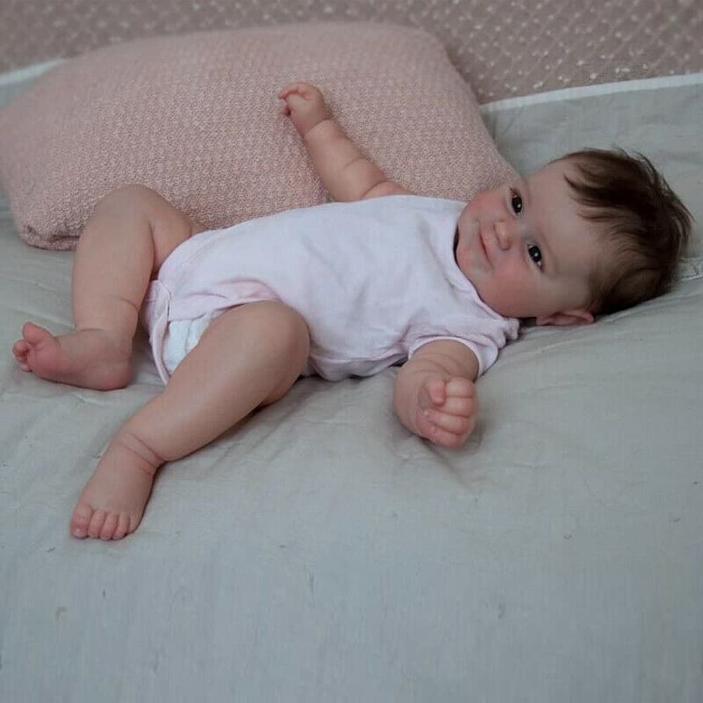 Foto 4 | Muñeca Reborn Meeler Realista Para Niña Recién Nacida De 50 Cm Con Acceso - Venta Internacional.