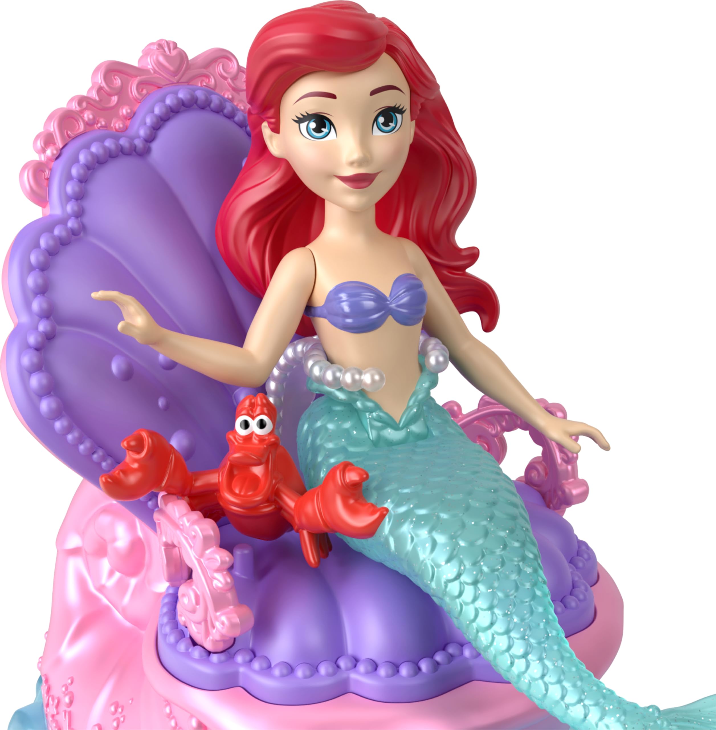 Foto 6 pulgar | Toy Mattel Disney Princess Ariel Mermaid Con Carro Rodante - Venta Internacional.