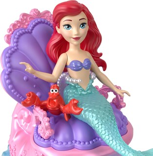 Foto 5 | Toy Mattel Disney Princess Ariel Mermaid Con Carro Rodante - Venta Internacional.