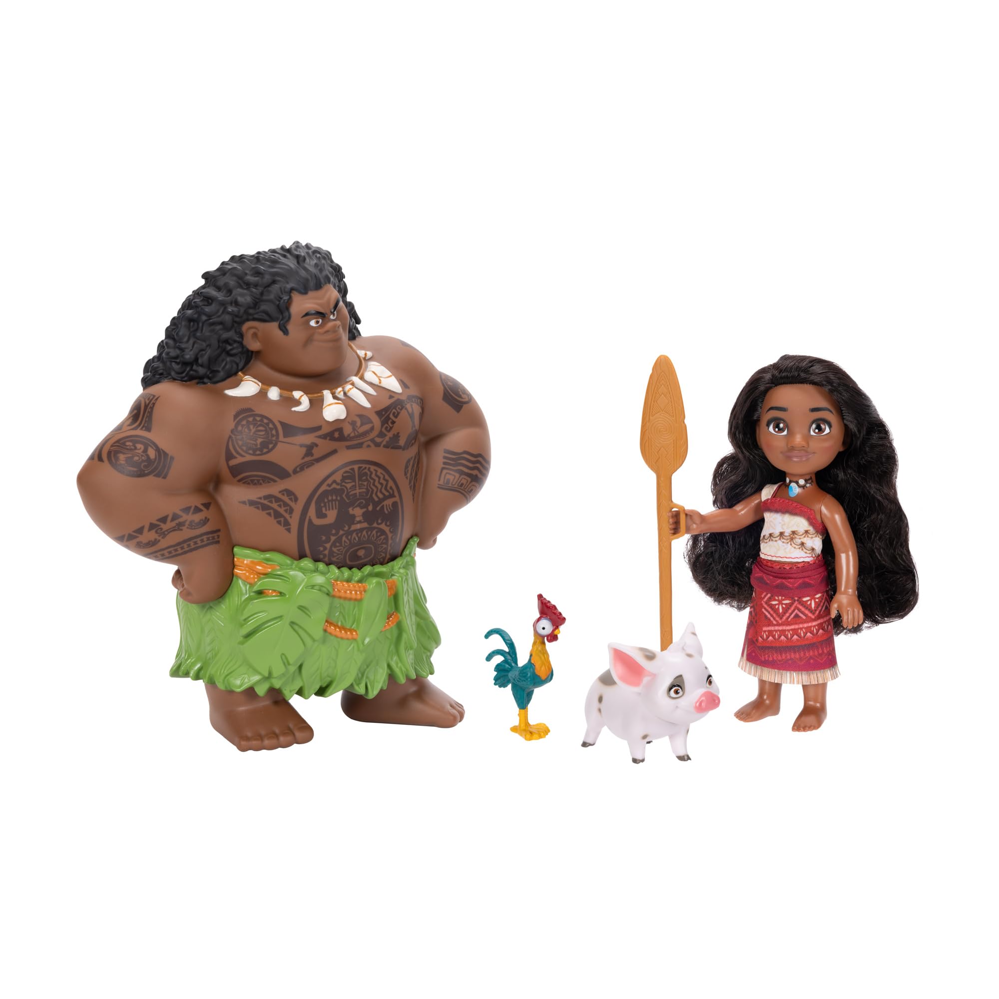 Foto 2 pulgar | Set De Regalo Para Muñecas Disney Moana 2 Moana & Maui De 15 Cm Con Pua Y Hei Hei - Venta Internacional.
