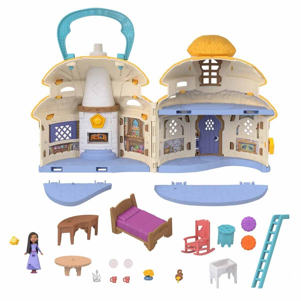 Foto 3 pulgar | Playset Mattel Disney Wish Micro Doll & Doll House Asha - Venta Internacional.
