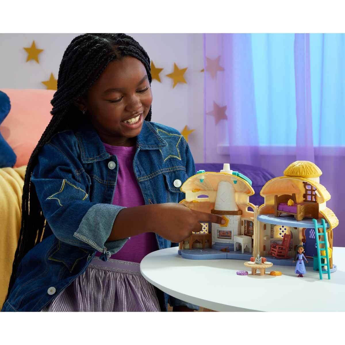 Foto 5 | Playset Mattel Disney Wish Micro Doll & Doll House Asha - Venta Internacional.