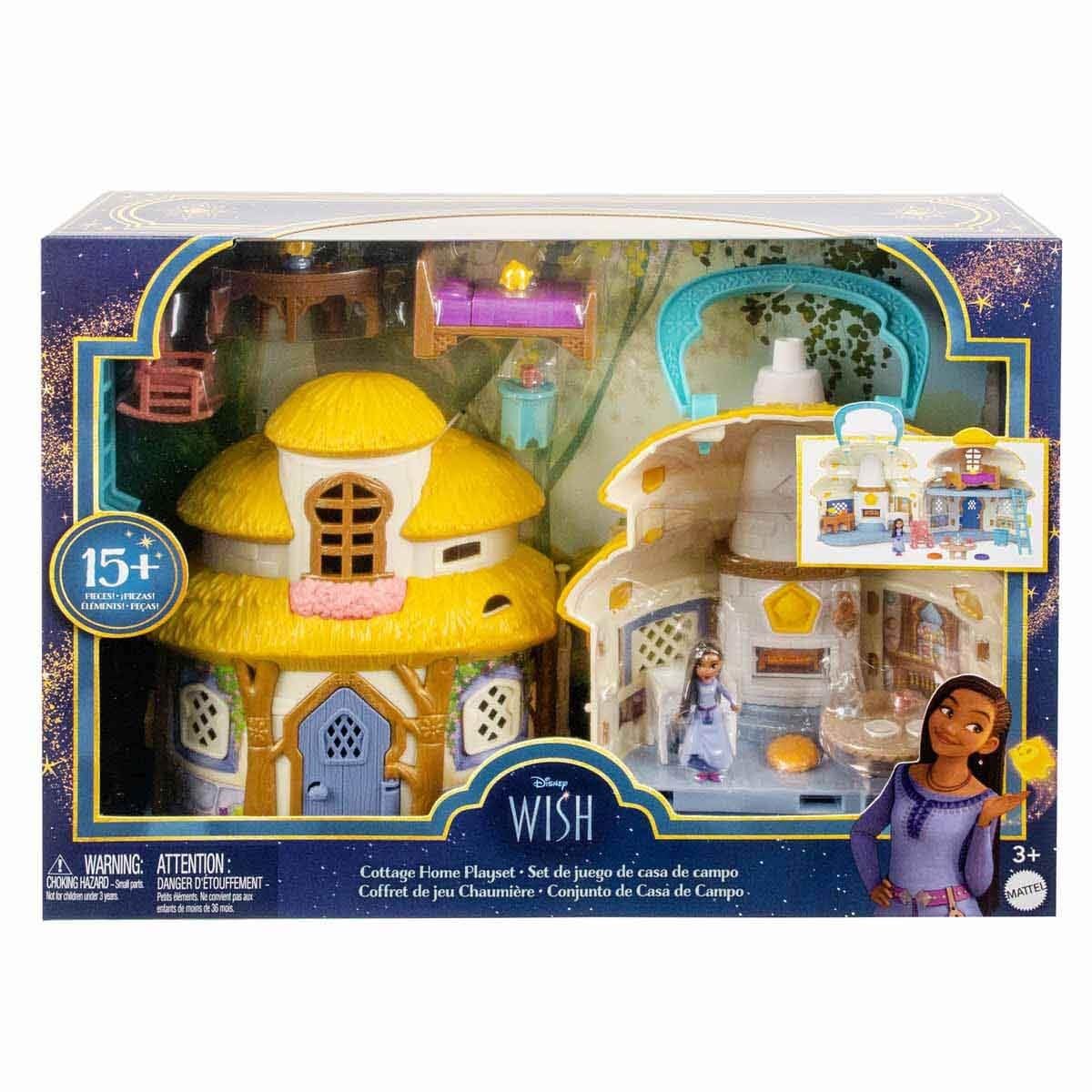 Foto 7 pulgar | Playset Mattel Disney Wish Micro Doll & Doll House Asha - Venta Internacional.