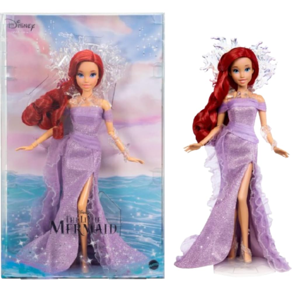Muñeca Mattel Disney Coleccionista Ariel La Sirenita 35th - Venta Internacional.