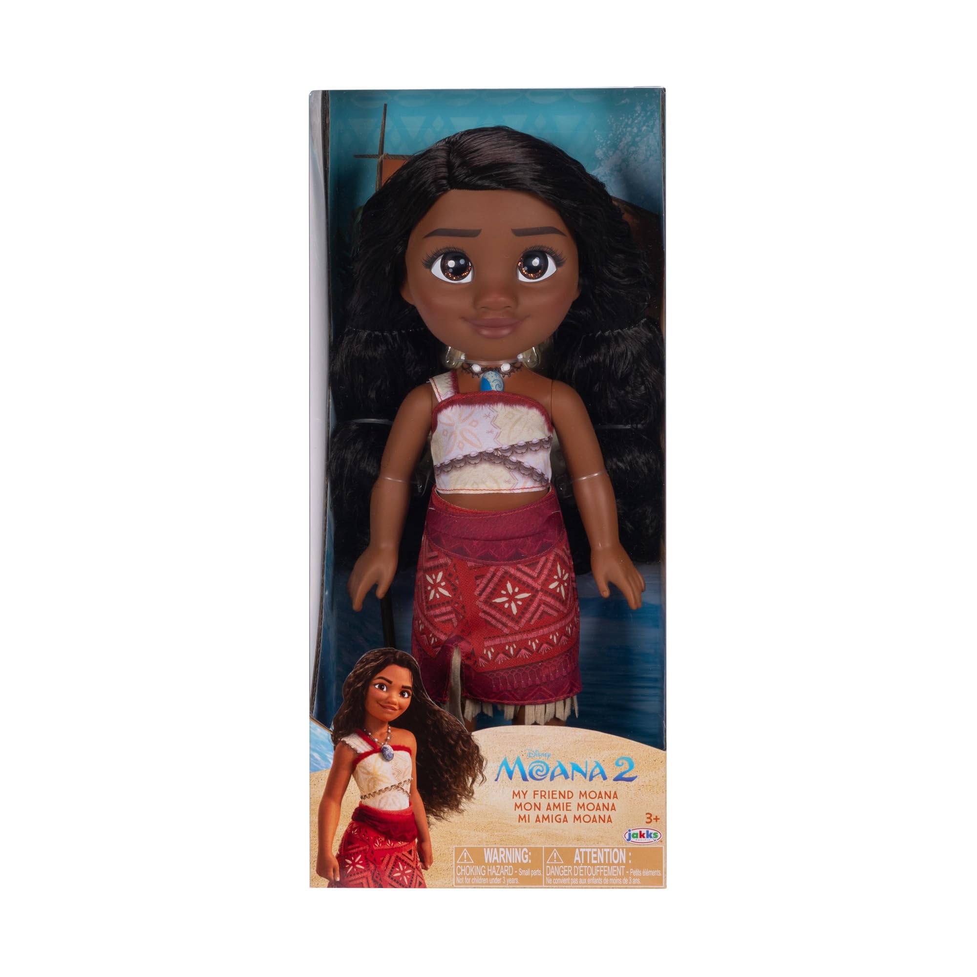 Foto 4 pulgar | Muñeca Disney Moana 2 My Friend Moana De 35 Cm Con Atuendo Y Tobillera - Venta Internacional.