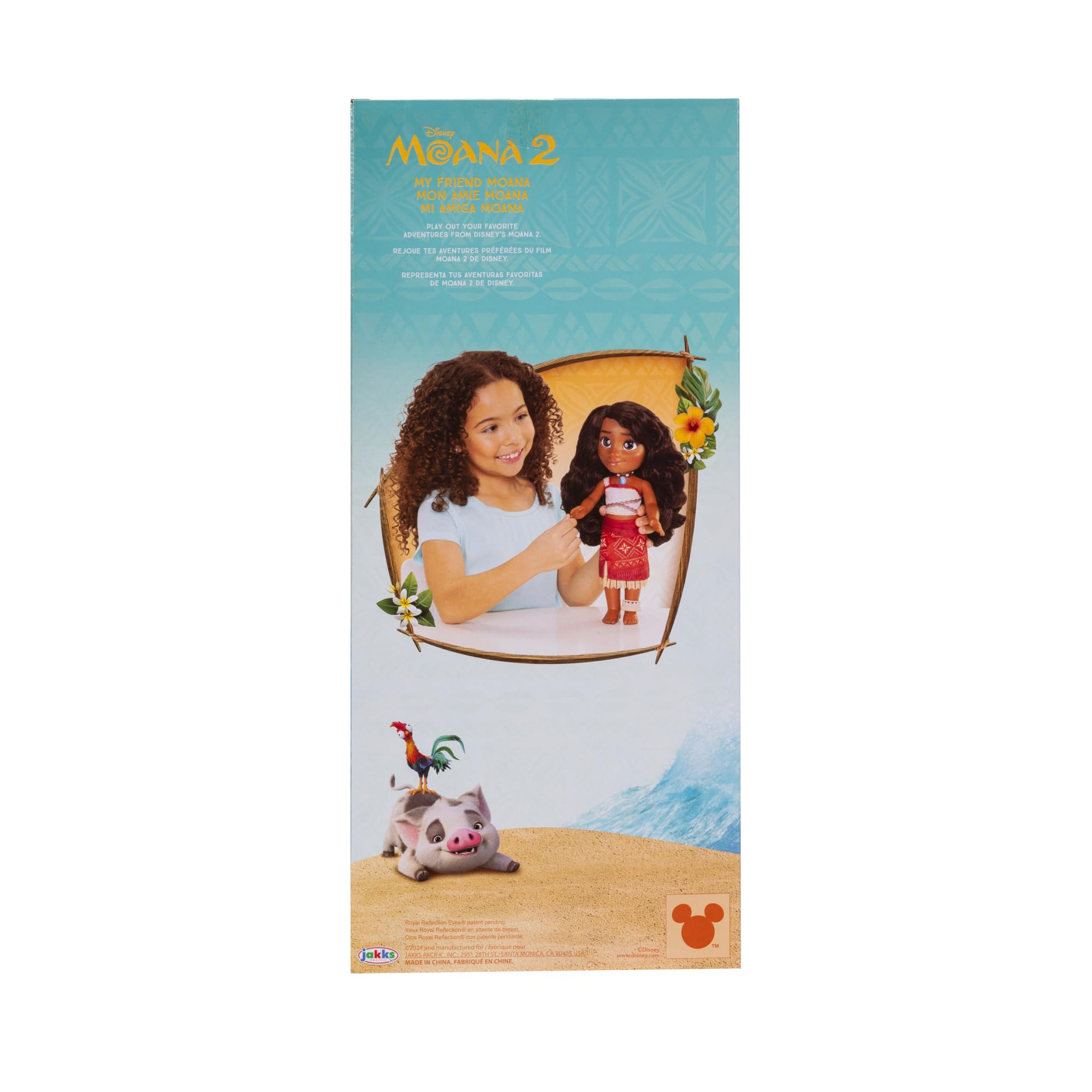 Foto 7 pulgar | Muñeca Disney Moana 2 My Friend Moana De 35 Cm Con Atuendo Y Tobillera - Venta Internacional.