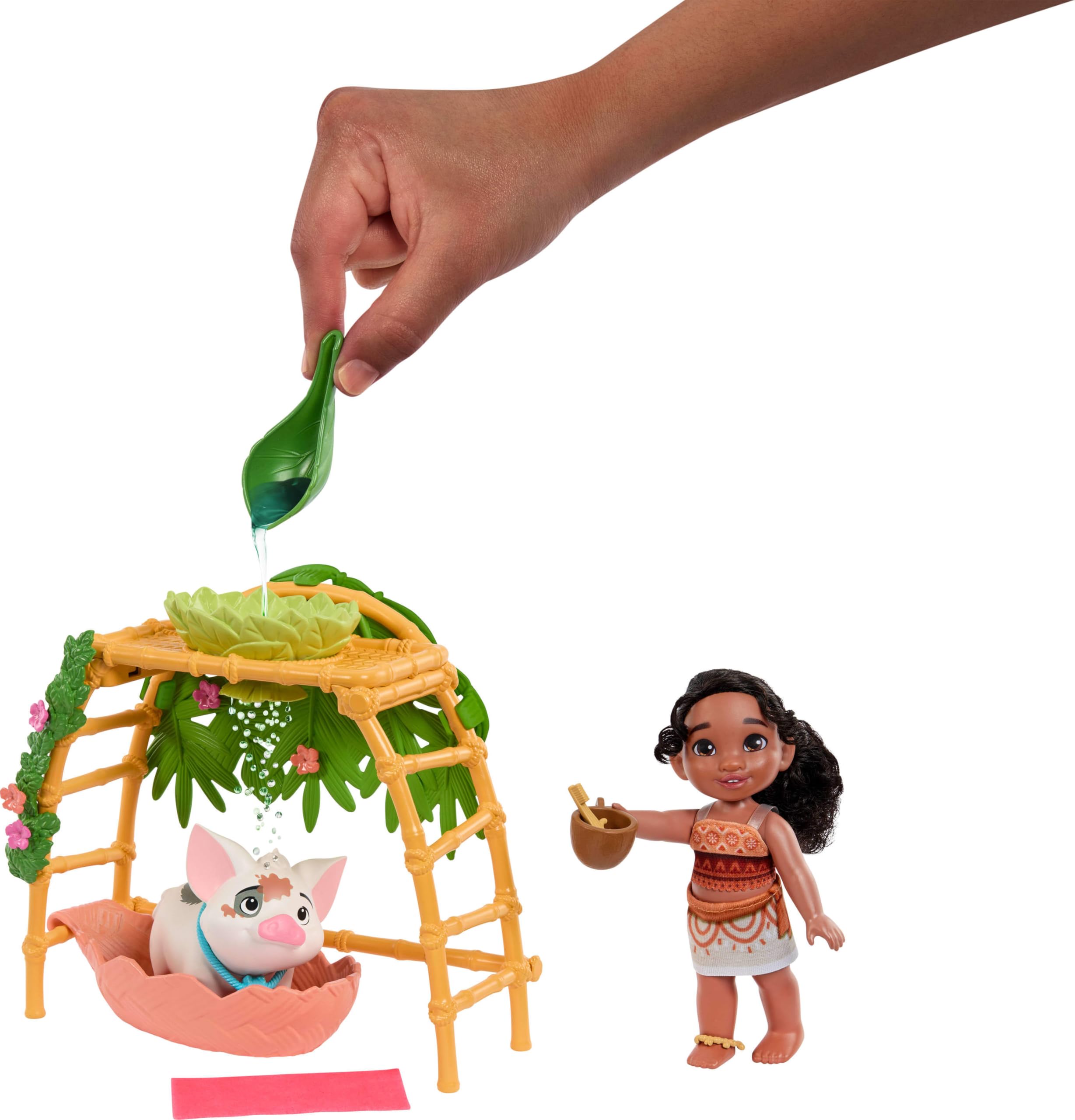 Foto 5 | Playset Mattel Disney Moana 2 Simea Y Pua Bathtime Fun - Venta Internacional.