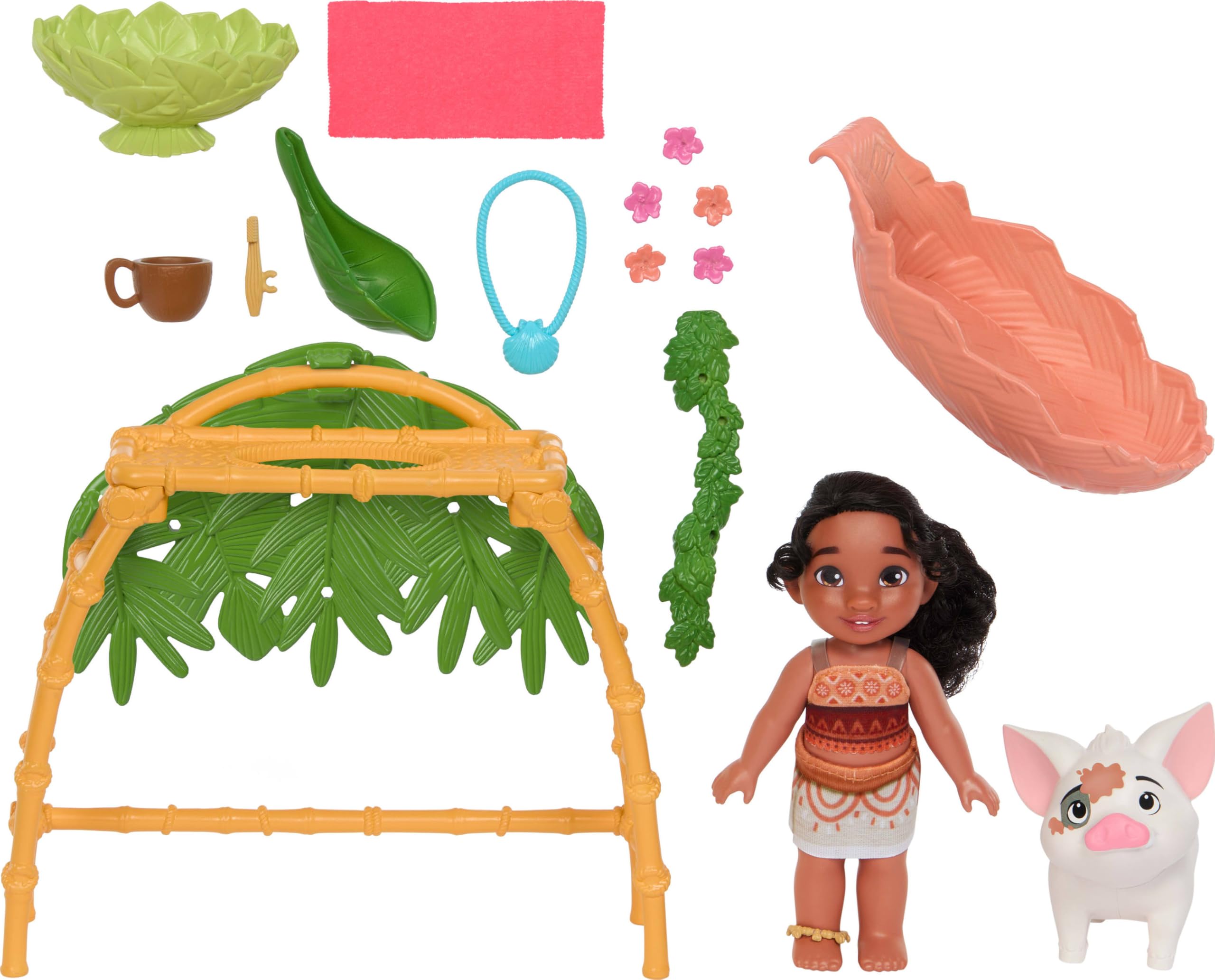 Foto 7 pulgar | Playset Mattel Disney Moana 2 Simea Y Pua Bathtime Fun - Venta Internacional.